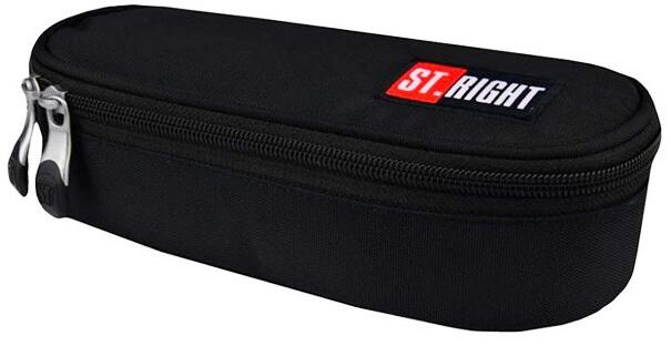 Round pencil case with flap PC-01 ST.BLACK mkmo