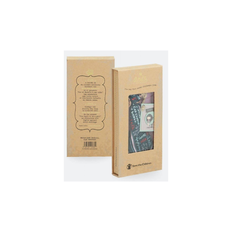 Võtmehoidja/aksessuaar Anekke metall-tekstiil