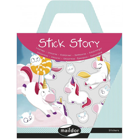 Kleebised jutusta lugu ''Ükssarvikud'' 4lehte+taust, Maildor /6