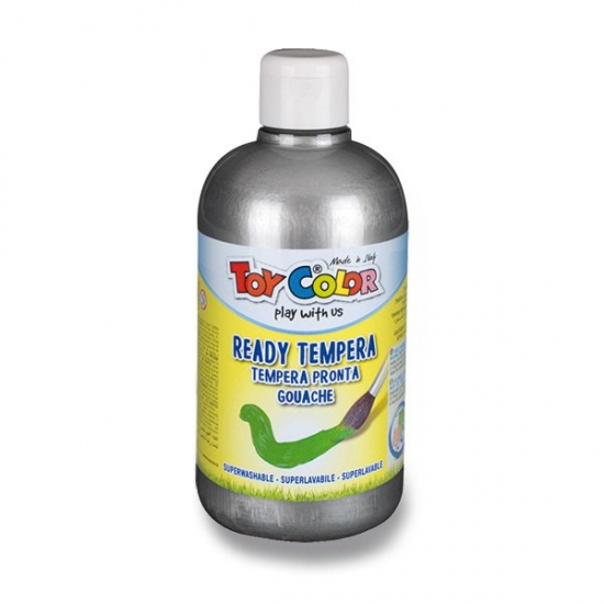 Guaššvärv 500ml hõbe, Toy Color /12