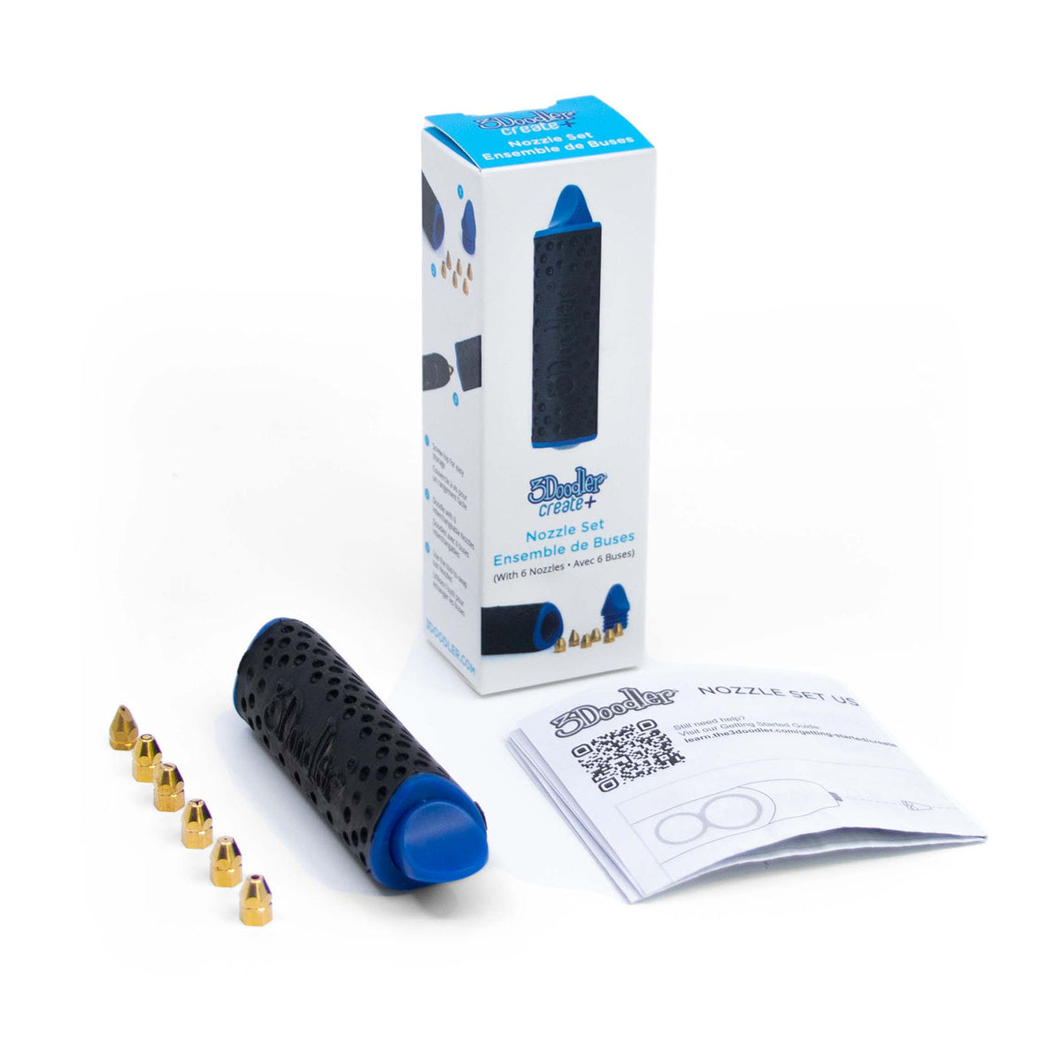 3D-pliiatsi Create+ ja Pro+ otsikute komplekt V3 6 osaline, 3Doodler