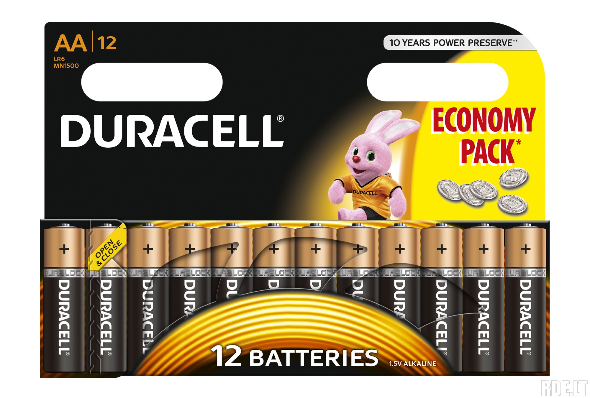 Patarei Duracell AA 12tk/pk/12