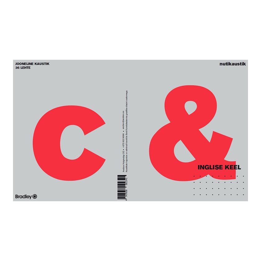 Kaustik A5/36l joon, valemitega, inglise keel