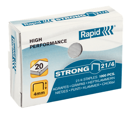 Klambrid 21/4 tsink 1000tk/pk, Strong Rapid /10
