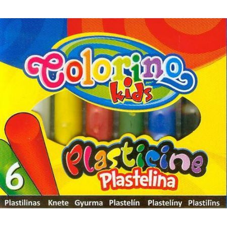 Plastiliin 6 värvi "Juicy" 100g, Colorino /6