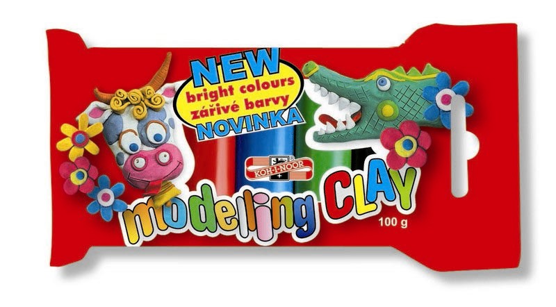 Plastiliin 5 värvi ''Laste'' 100g, Koh-i-Noor /30