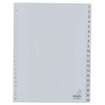 Vahelehed 1-20 Durable PP/10