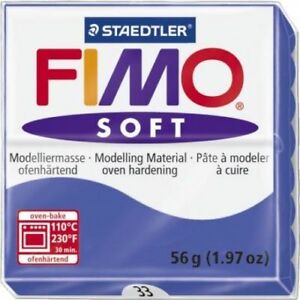 Polümeersavi Soft 57g tumesinine, Fimo /6