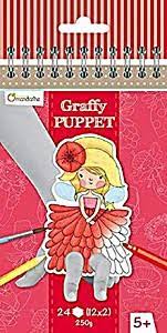 Värviraamat-näpunukud 10x13cm 24l ''Haldjad'' 250g, Avenue Mandarine /5