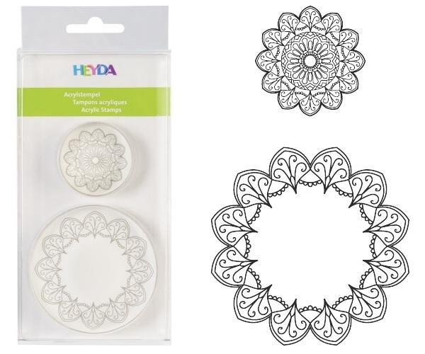 Templite komplekt 2tk, akrüülist ''Motiiv 2'', Heyda/6