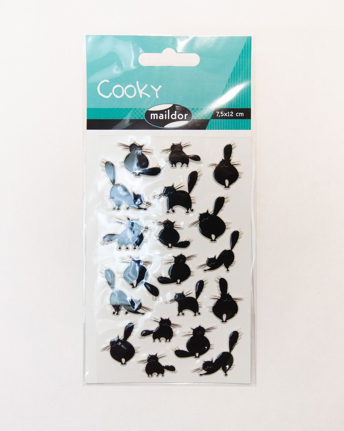 Kleebis Cooky ''Paksud kassid'' 7,5x12cm/10