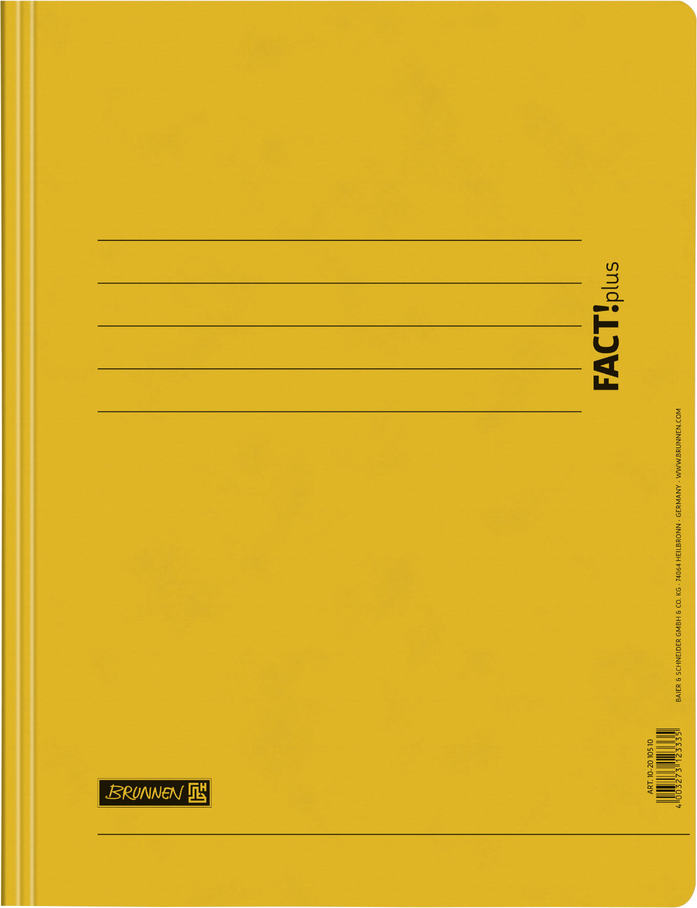 Kiirköitja vedrukl.FACT kollane 375g Brunnen/25
