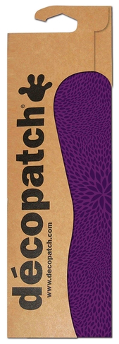 Decopage Burst paber 30x40cm lilla mustriga 3tk/pk, Decopatch