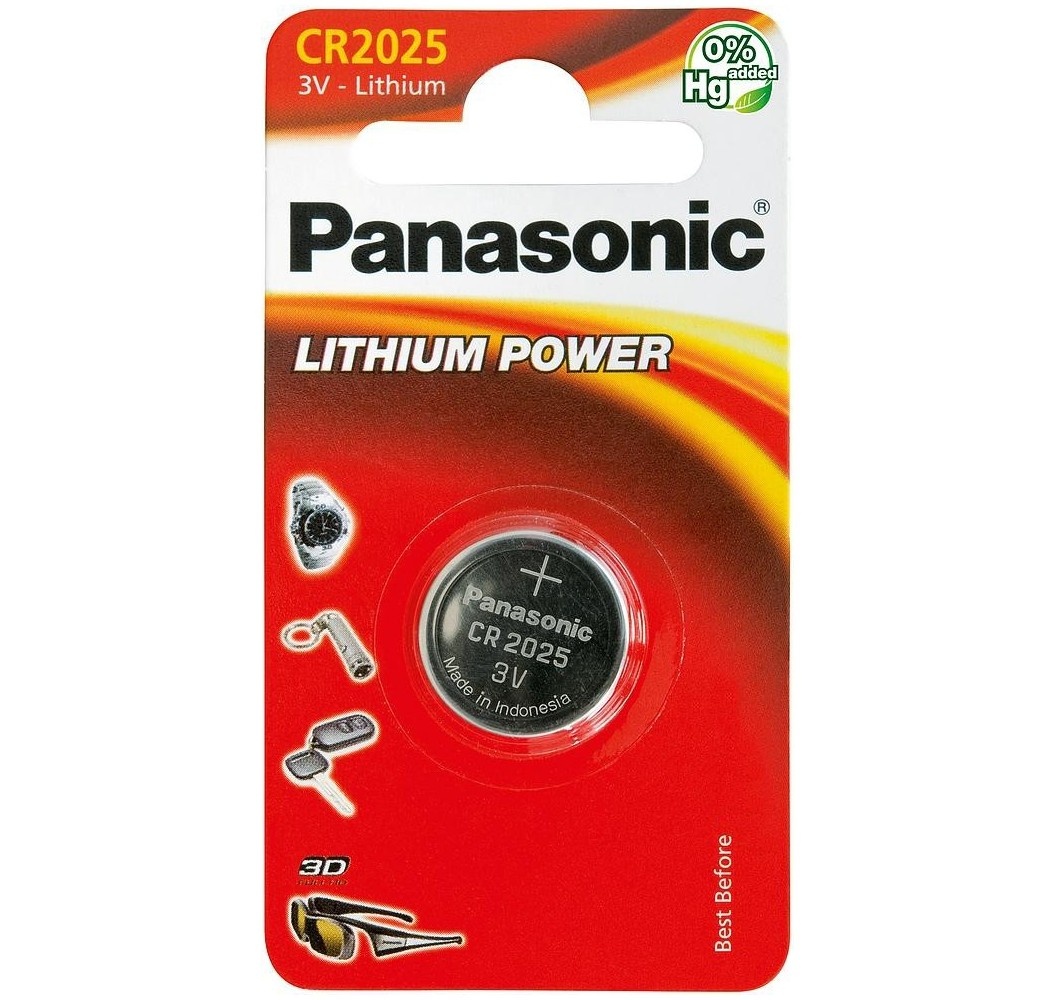 Patarei Panasonic, CR2025 1tk