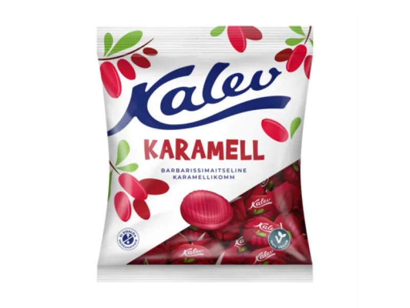 Komm Barbariss karamell Kalev 120g