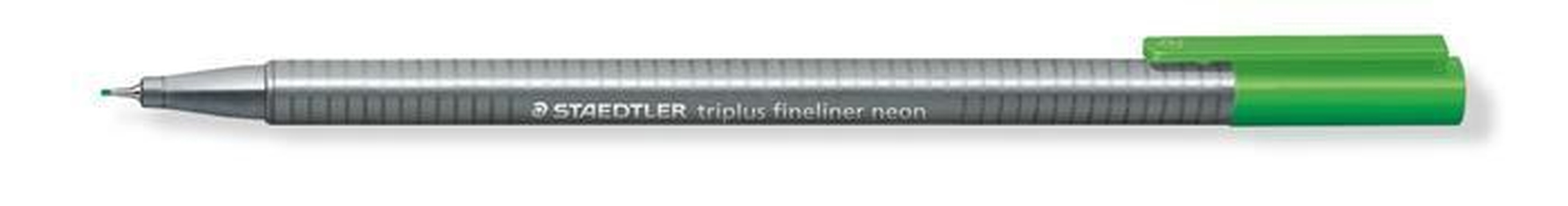 Tindipliiats Triplus Fineliner 0,3mm fiiberots neoonroheline, Staedtler /10