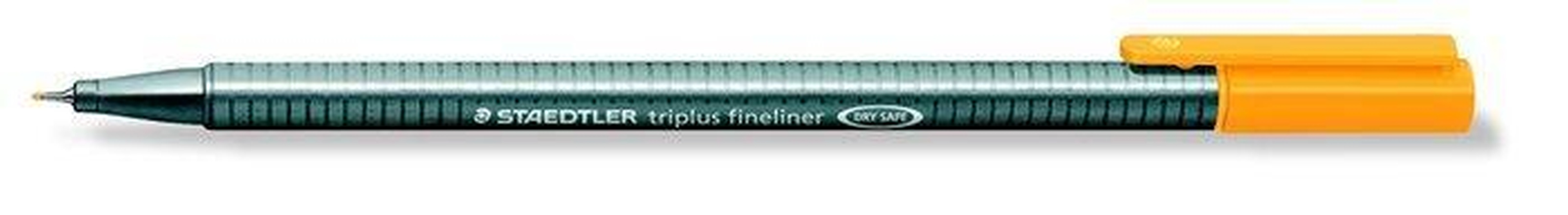 Tindipliiats Triplus Fineliner 0,3mm fiiberots heleoranž, Staedtler /10