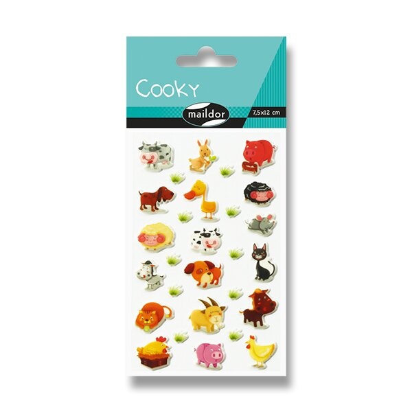 Kleebis Cooky ''Farmi loomad'' 7,5x12cm, Maildor /10