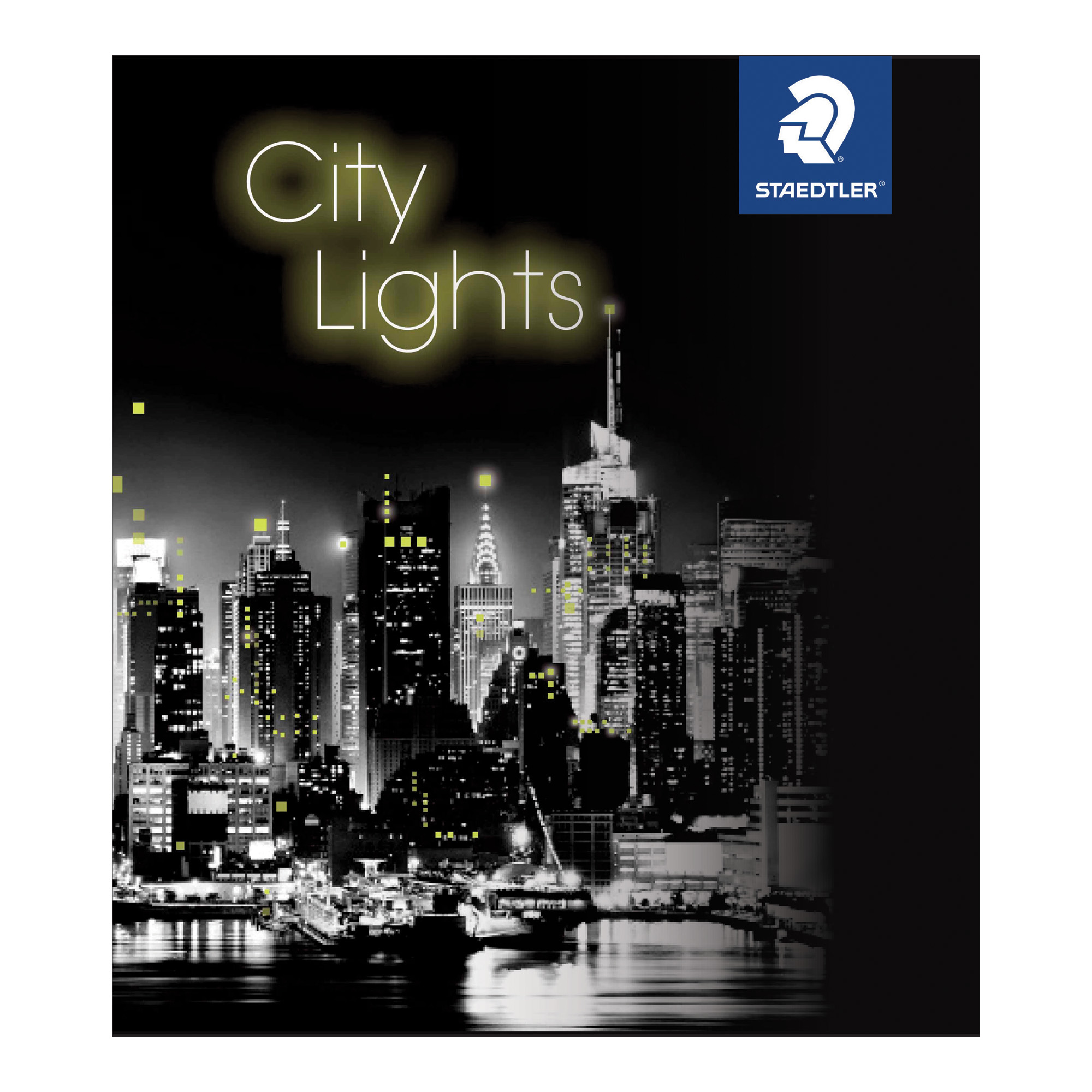 Vihik A5/12l ruut „Staedtler disain“ 4 motiivi 70g, Unipap /25