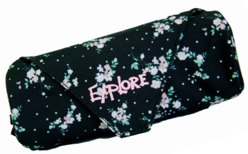 Pinal Explore ''Lilled mustal taustal'' kolmeosaline rullis