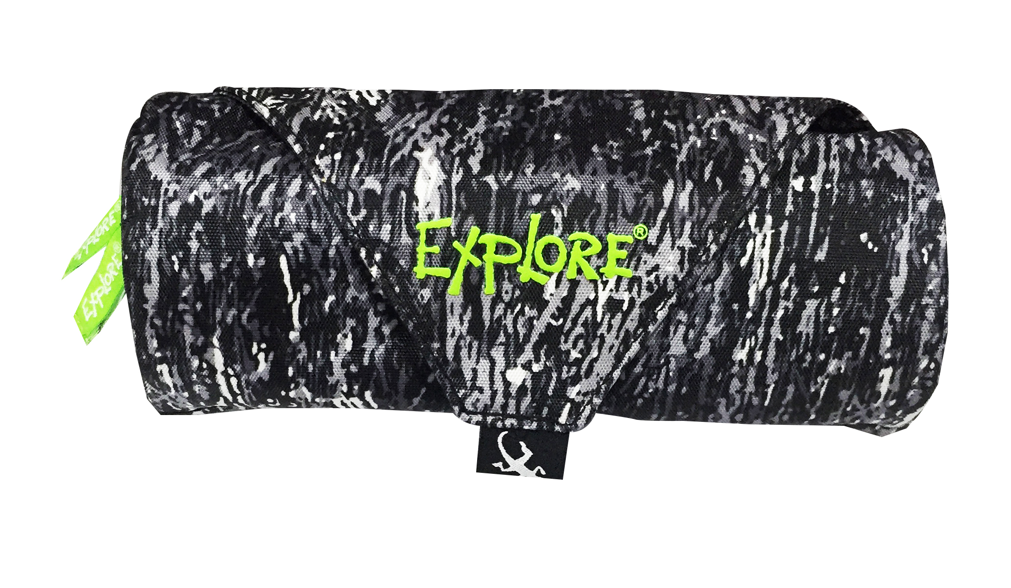 Pinal Explore ''Halli-musta träpsuline roheliste elementidega'' kaheosaline rullis