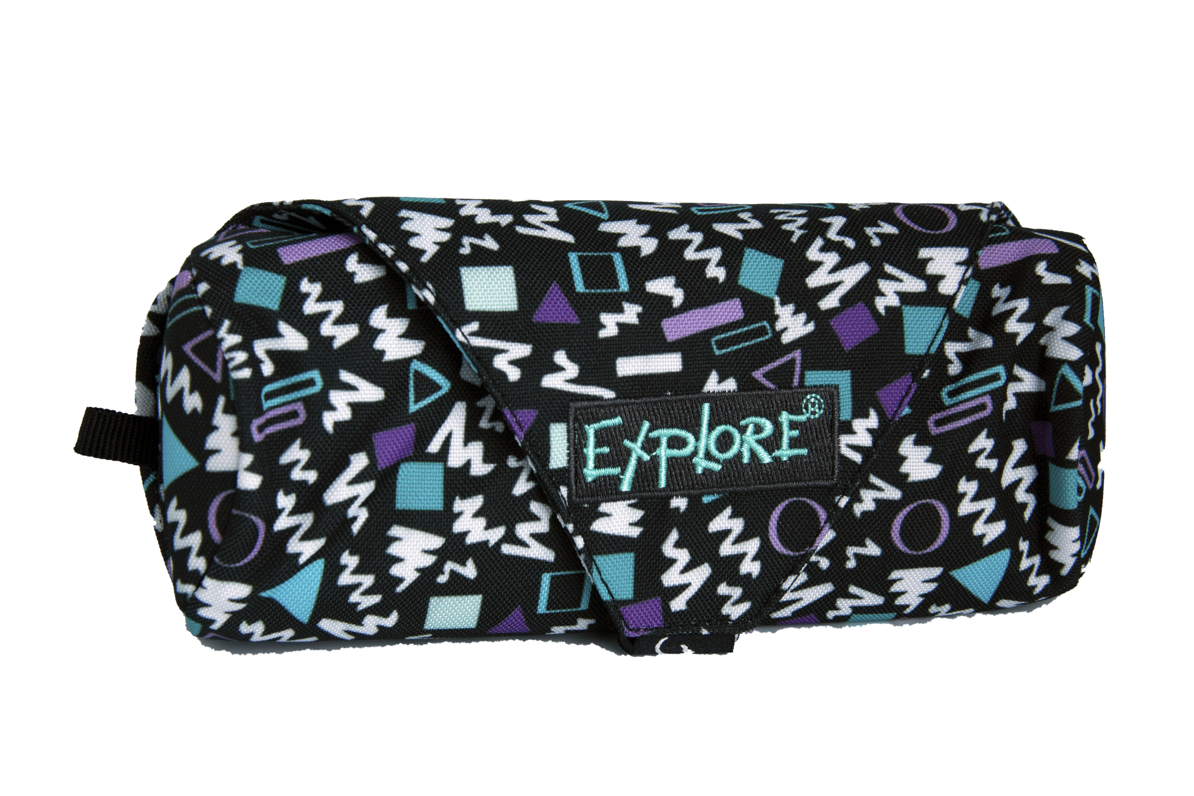 Pinal Explore ''Sinine, valge ja lilla muster mustal taustal'' kaheosaline rullis