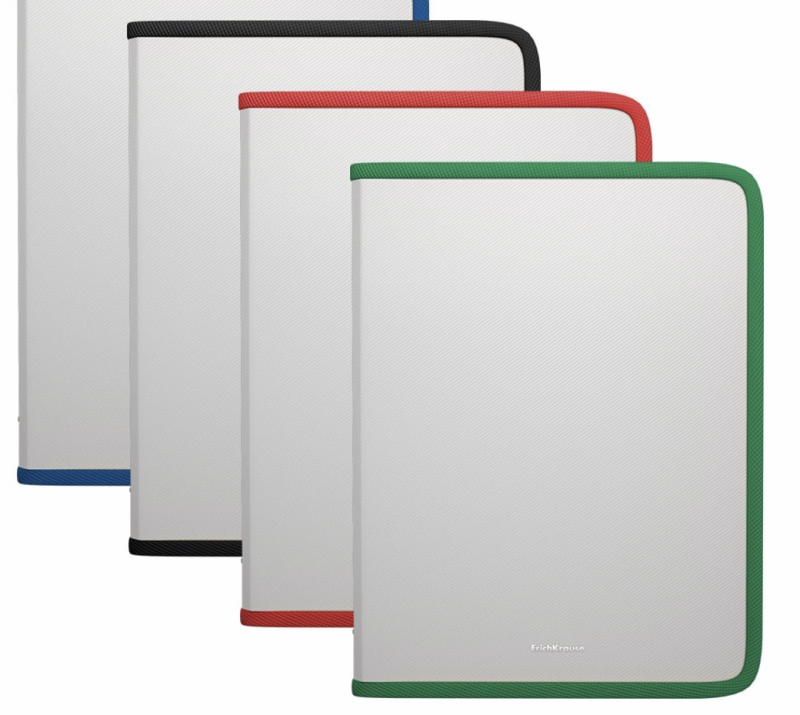 Plastmapp tõmblukuga A4 Diagonal Clear värvivalik, Erich Krause /4/36