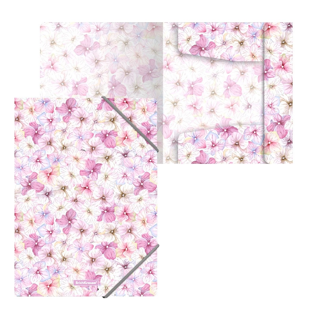 Plastmapp nurgakummiga A4 PHLOXES ErichKrause /4/96