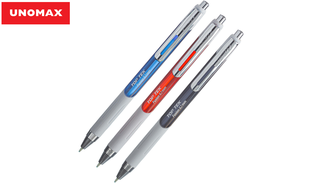 Pastapliiats Toptek Fusion 0,7mm korpuste värvivalik, sinine, Unomax /12