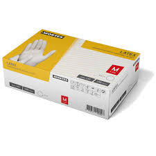 Kummikindad lateks L 100tk/p piimjas Wortex