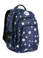 Seljakott Explore 2-ühes Bar "Lilled sinisel taustal"