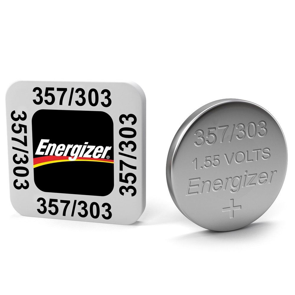 Patarei Energizer 357/303 kella