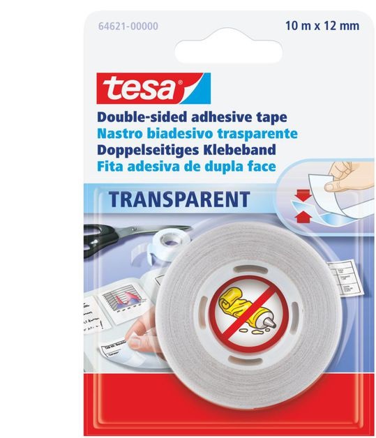 2-poolne teip 10mx12mm läbip,. Tesa/12