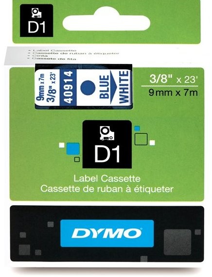 Dymo lint D1 9mmx7m sin./valgel 40914 /5