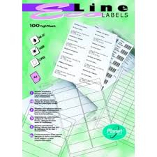 Etiketid Ecoline(EX) A4 190x38 100 lehte/7tk lehel