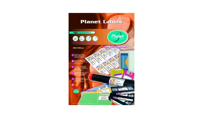 Etiketid Planet A4 70x35 100 lehte/24tk lehel/10