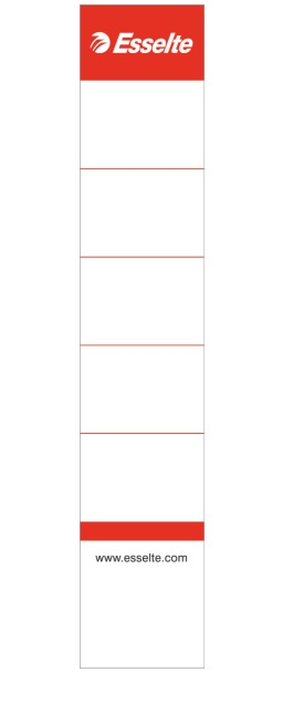 Etiketid Esselte, registraatorile 75mm 1tk /100