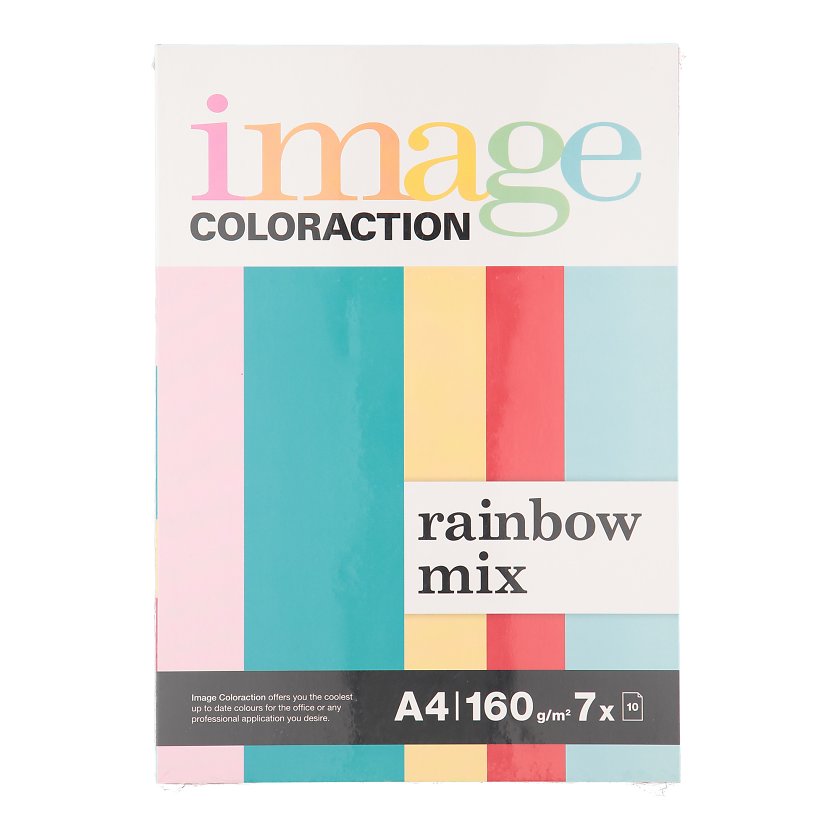 Koopiapaber Image A4/160g 7x10l eritoonid /15