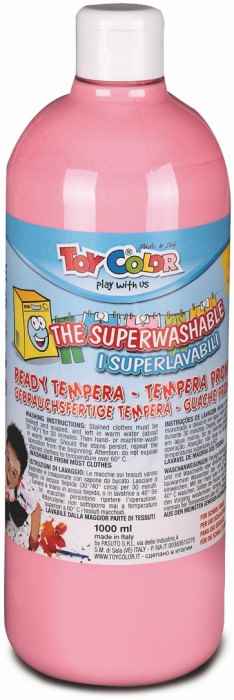 Guaššvärv 1000ml roosa, Toy Color /12