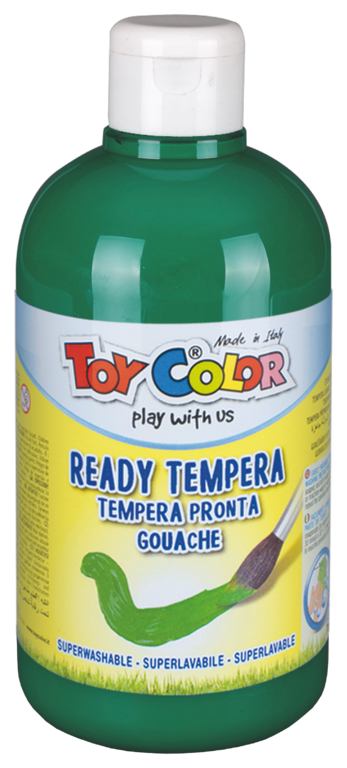 Guaššvärv 500ml tumeroheline, Toy Color /12