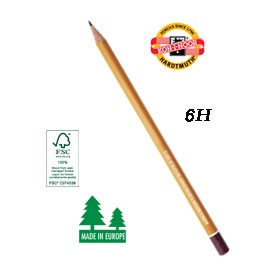 Harilik pliiats 6H 1500, Koh-i-Noor /12