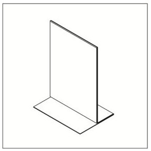 Infoalus A5 püstine, tugev plastik/10