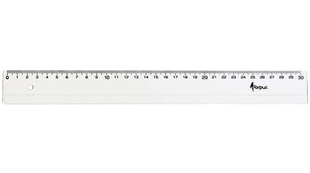 Joonlaud 30cm läbipaistev, Forpus /25