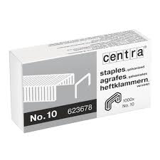 Klambrid 10/4 tsink 1000tk/pk, Centra /20
