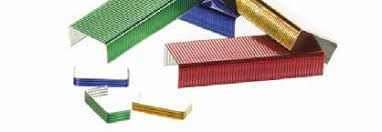 Klambrid 26/6 värvilised 2000tk/pk, SOON /20