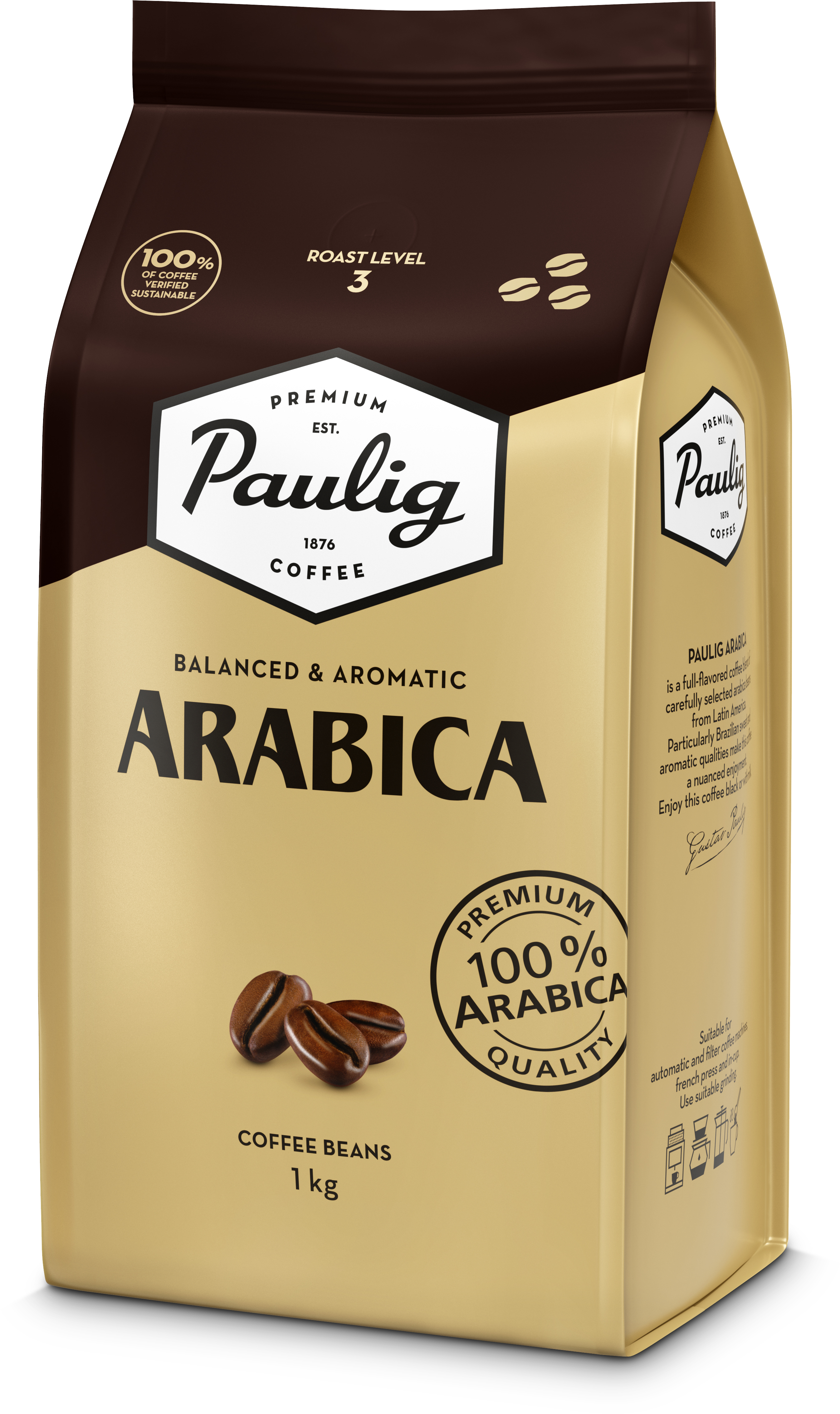 Kohvioad Paulig Arabica 1kg/4