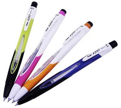 Mehhaaniline pliiats 0,7 Jolt lülitiga, automaatne, laimiroh, Pentel/12