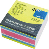 Märkmekuup InfoNotes 450l 75x75mm liimiga Trend /12/120