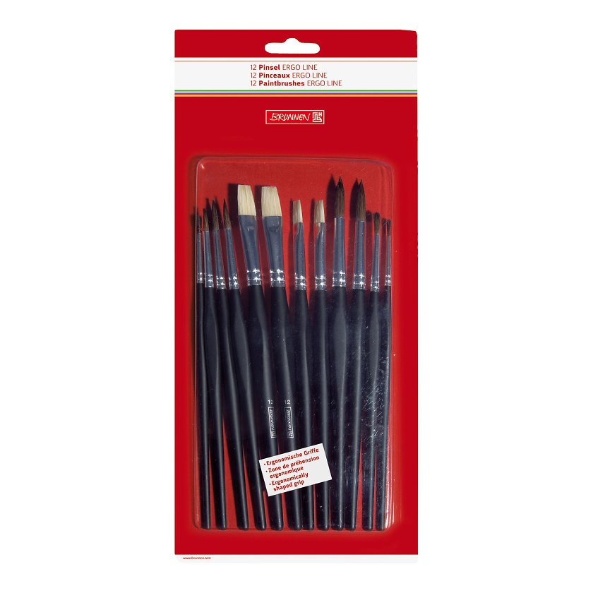 Pintslite komplekt Brunnen Ergo 12tk /6