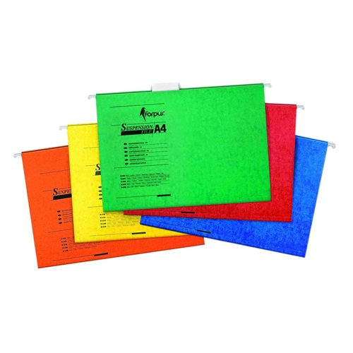 Rippmapp Forpus A4 kollane 25/200